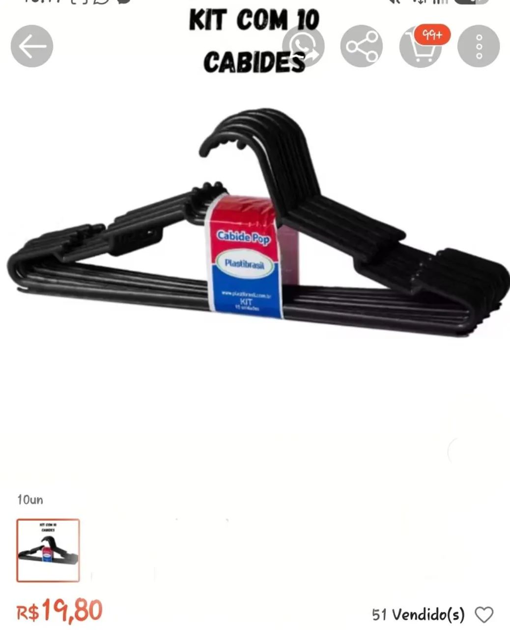20 cabides 