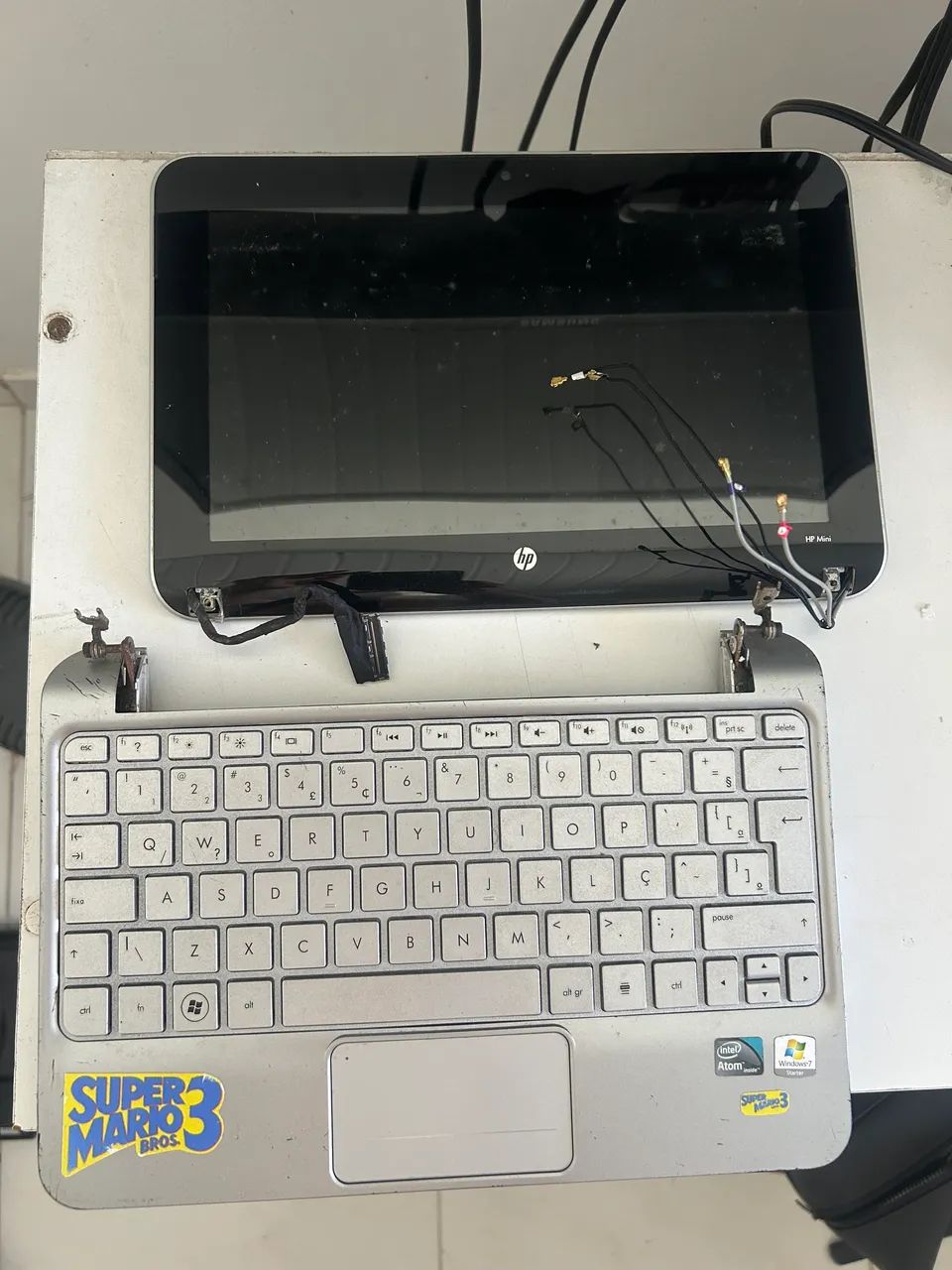 Tela, teclado e partes HP Mini 210 2040