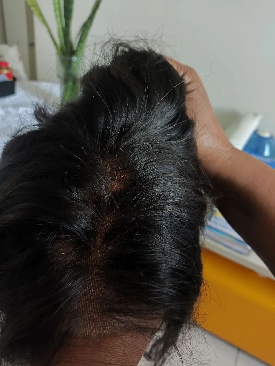 PERUCA LACE FRONT HD  DENSIDADE 150, CABELO HUMANO, COM NOTA DE COMPRA, NOVA SEM USO - Foto 3