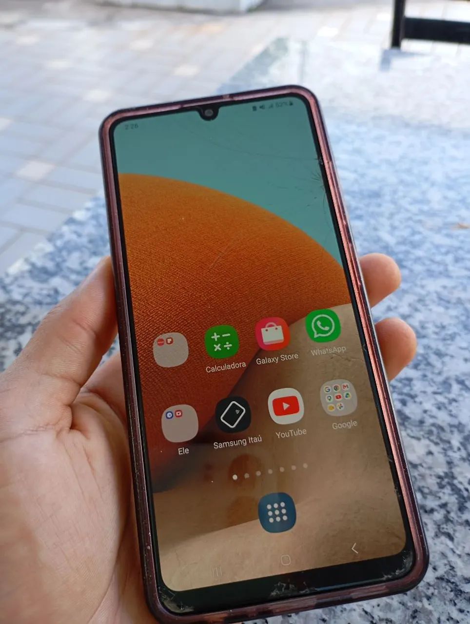 Galaxy A32  R$ 230