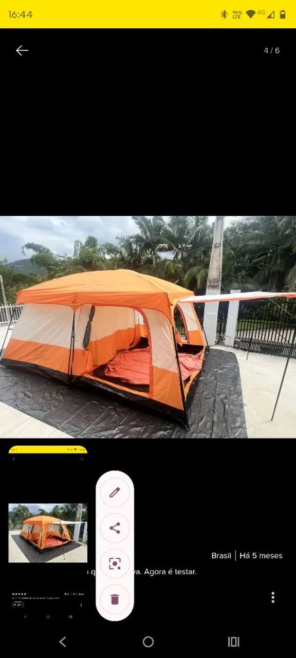 Vendo barraca de camping. Marca Joyfox , usada em bom estado.