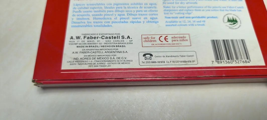 Lápis De Cor Aquarelável Eco Lápis 48 Cores - Foto 4