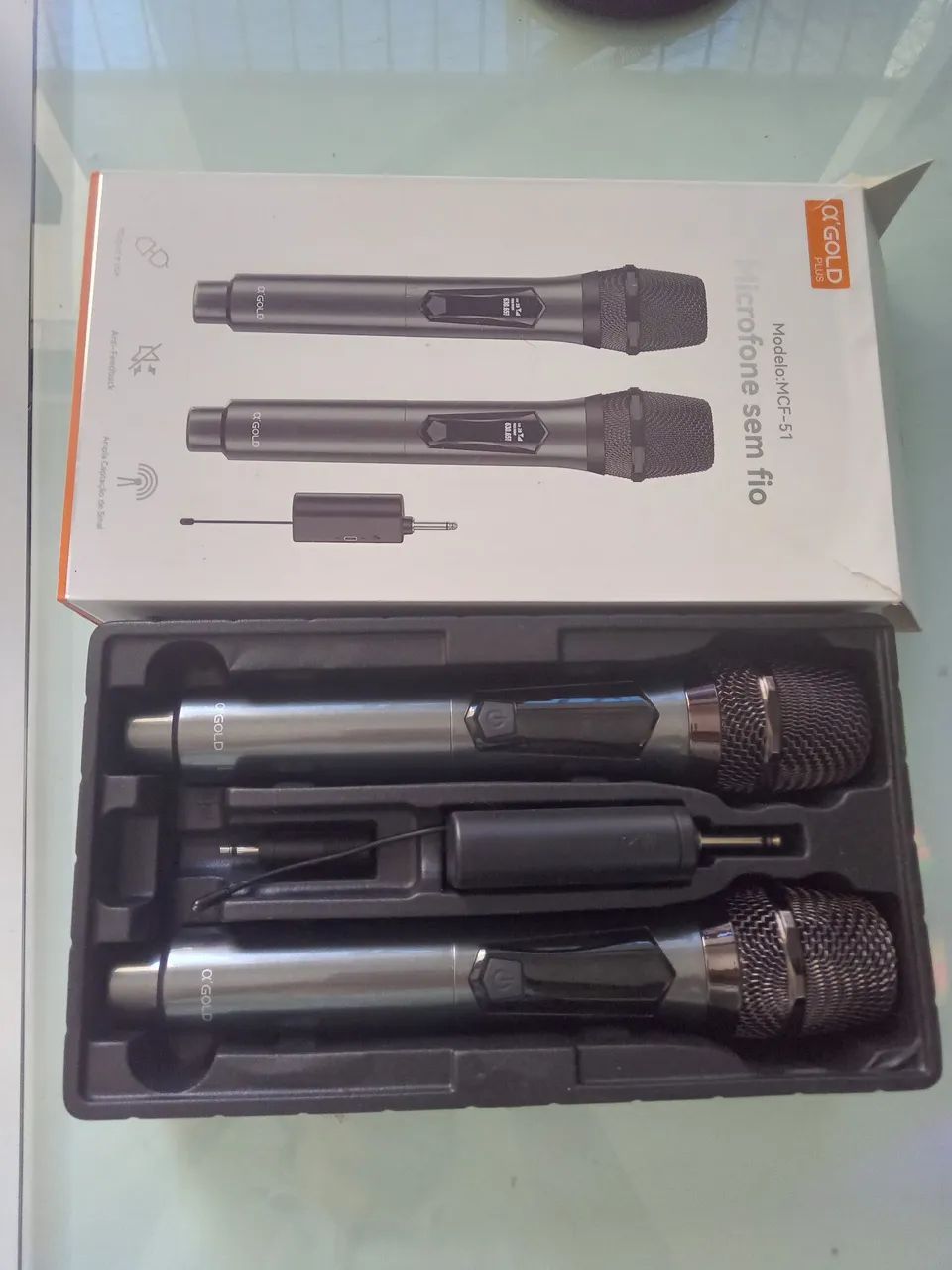 Caixa de Som Kts grande com 2 microfones - Foto 2