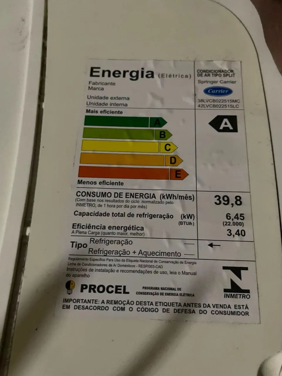 Ar condicionado 22.000 btus  - Foto 2