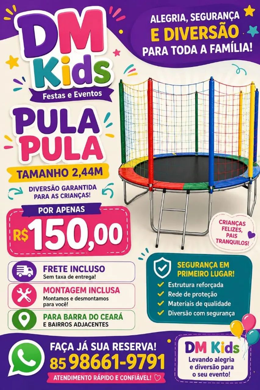 Aluguel de pula pula