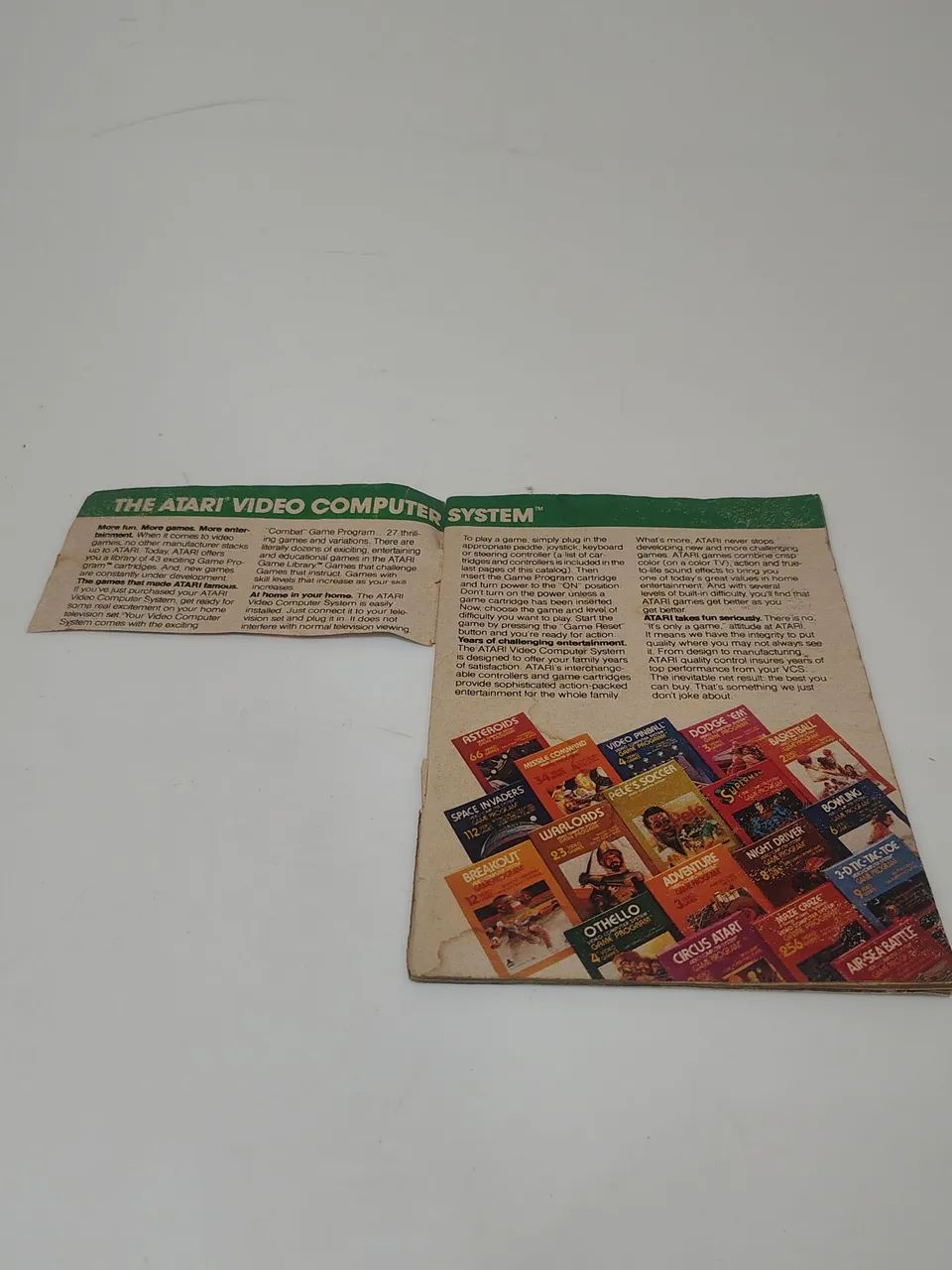 Catálogo Original Atari Ano 1981 - Foto 2