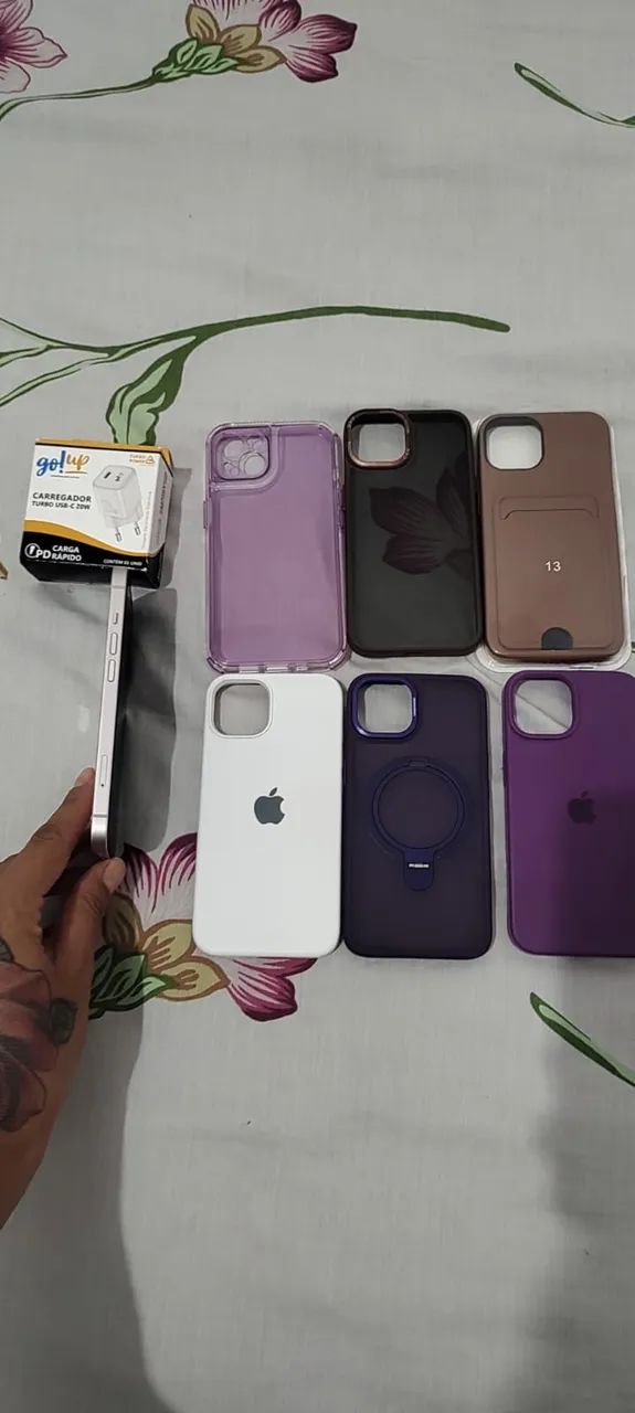 IMPERDÍVEL!! iPhone 13, 128 gb, Rosa. - Foto 4