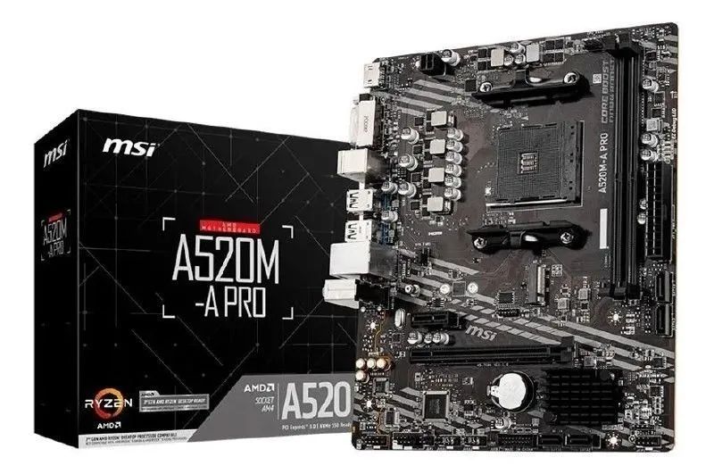 Placa Mãe A520M A-PRO MSI