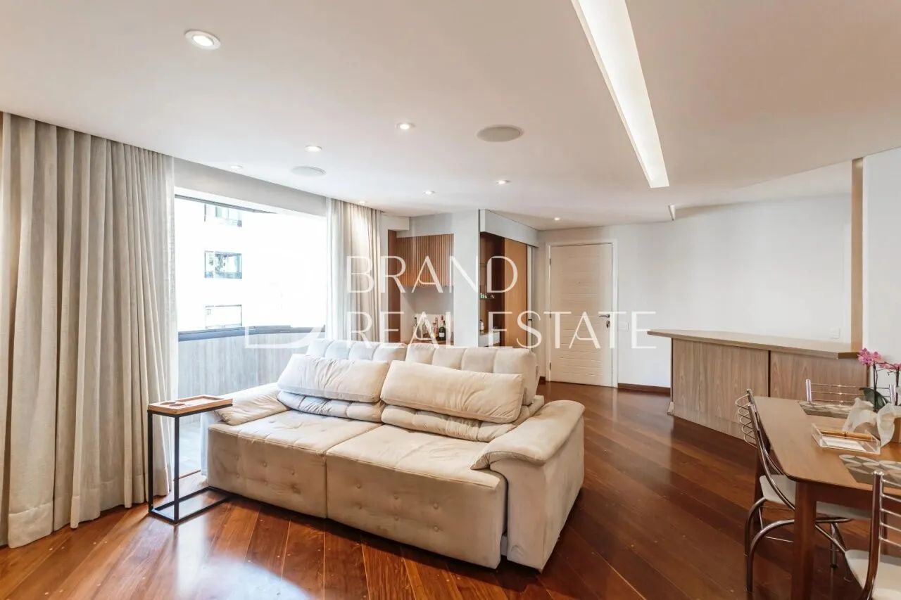 Apartamento reformado em Moema, com 134m² | 3 dormitórios, 1 Suíte e 2 Vagas - Foto 4