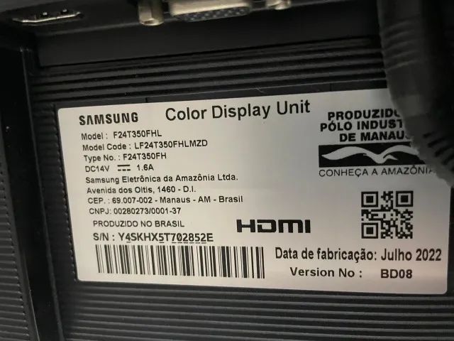 Monitor Samsung 24 c/ Suporte Articulado - Foto 5