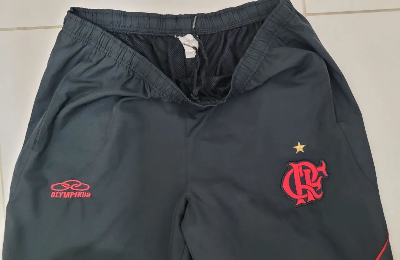 Calça Original Flamengo Olympikus com bolsos tam. GG - Foto 3