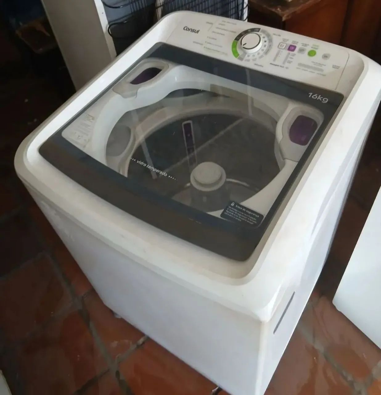 Máquina consul 16 kg semi-nova entrego aceito o cartão testo na hora