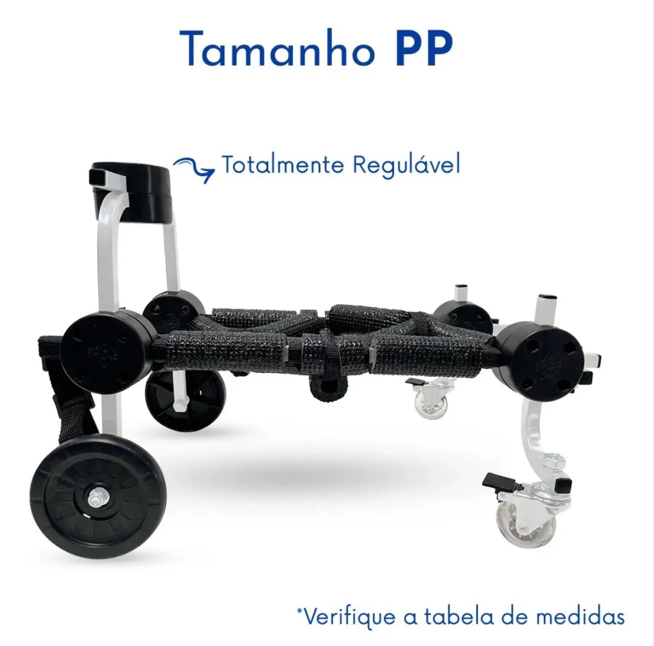 Cadeira pra pet 4 rodas (nova) - Foto 2