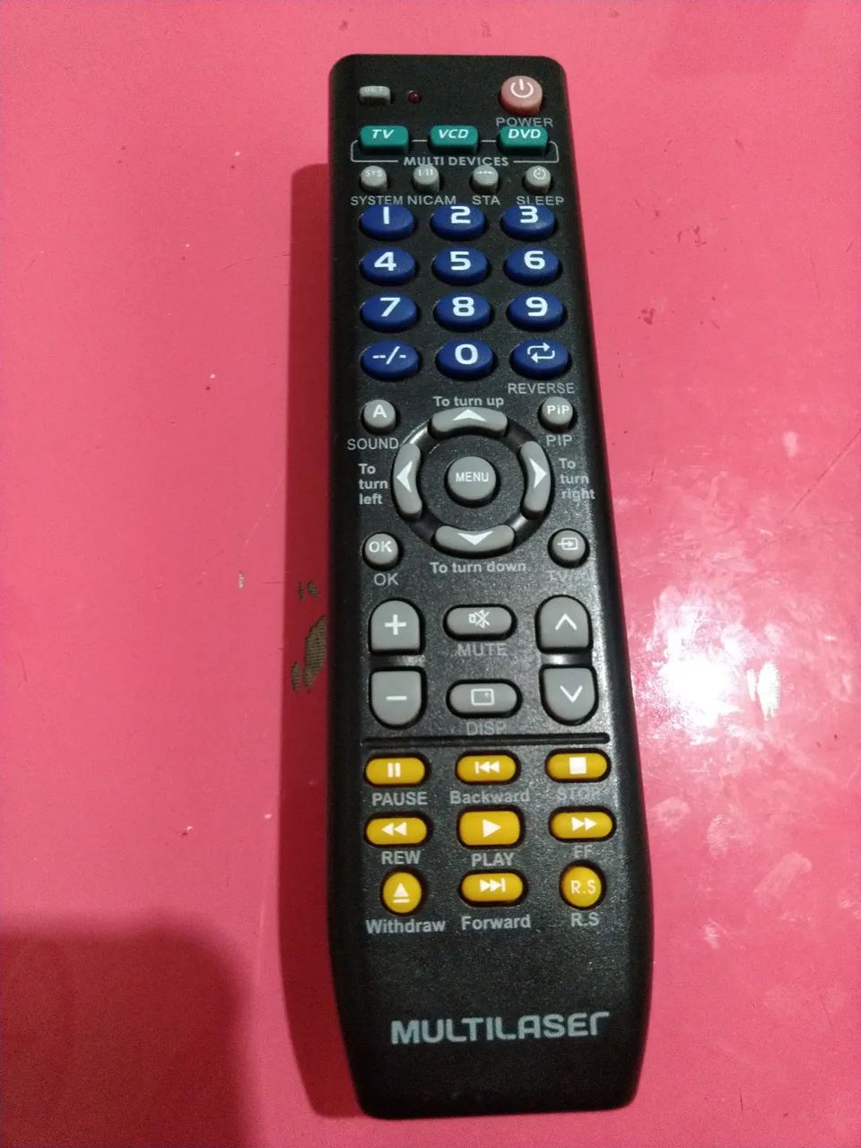 Controle Remoto Universal Multilaser 3 X 1