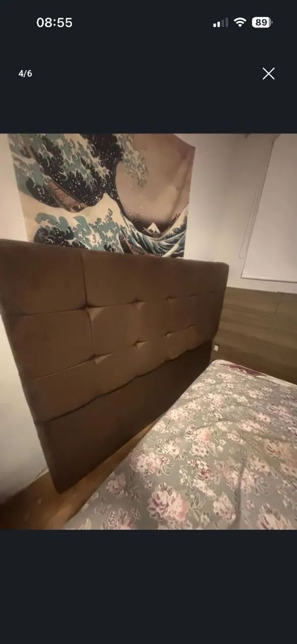 Cabeceira de Cama  Queen semi nova - Foto 2