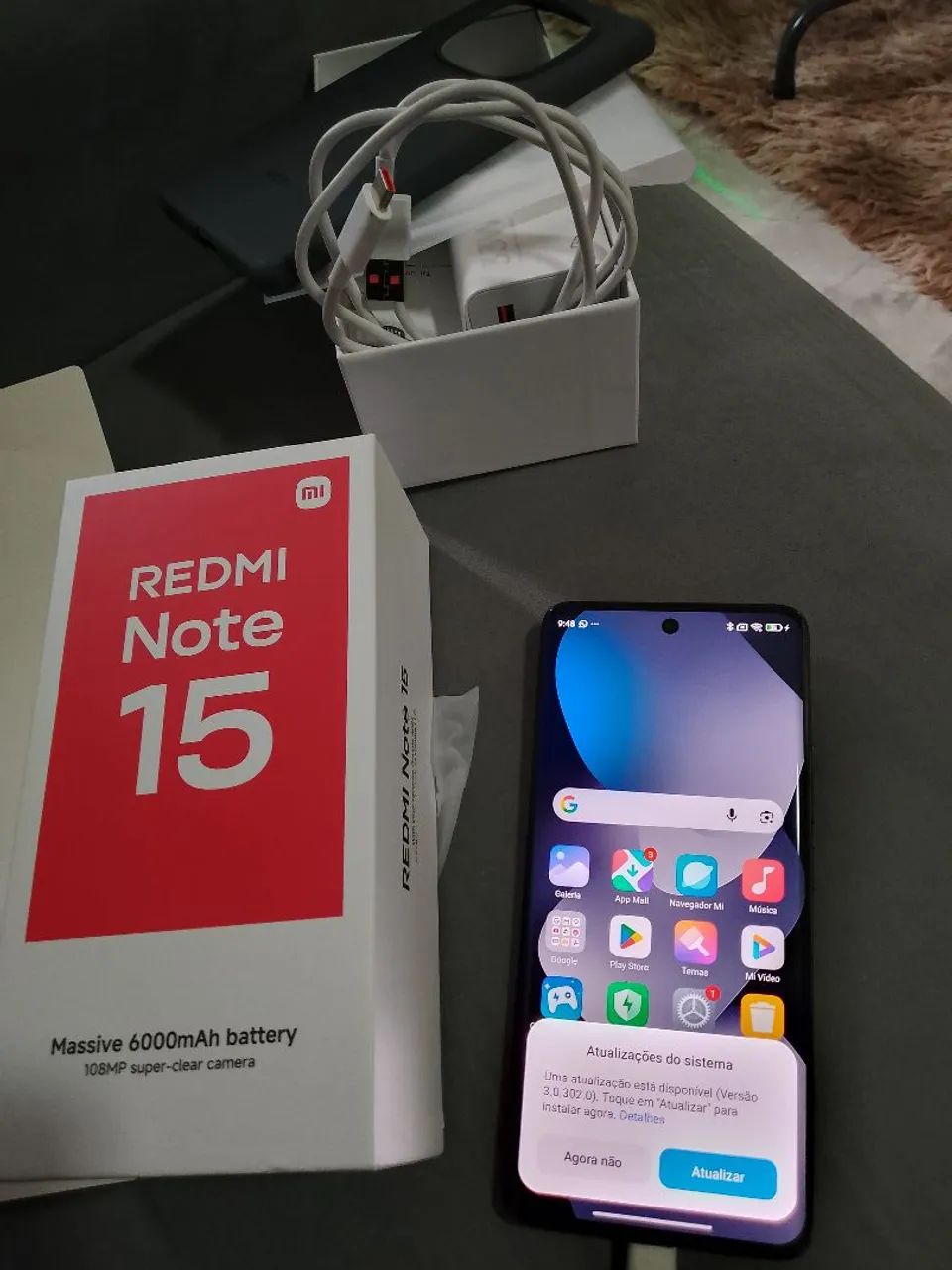 Celular novo na caixa com garantia redmi note 15 108 mp super - Foto 2