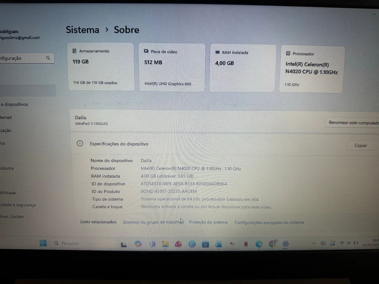 Notebook Lenovo - Foto 5