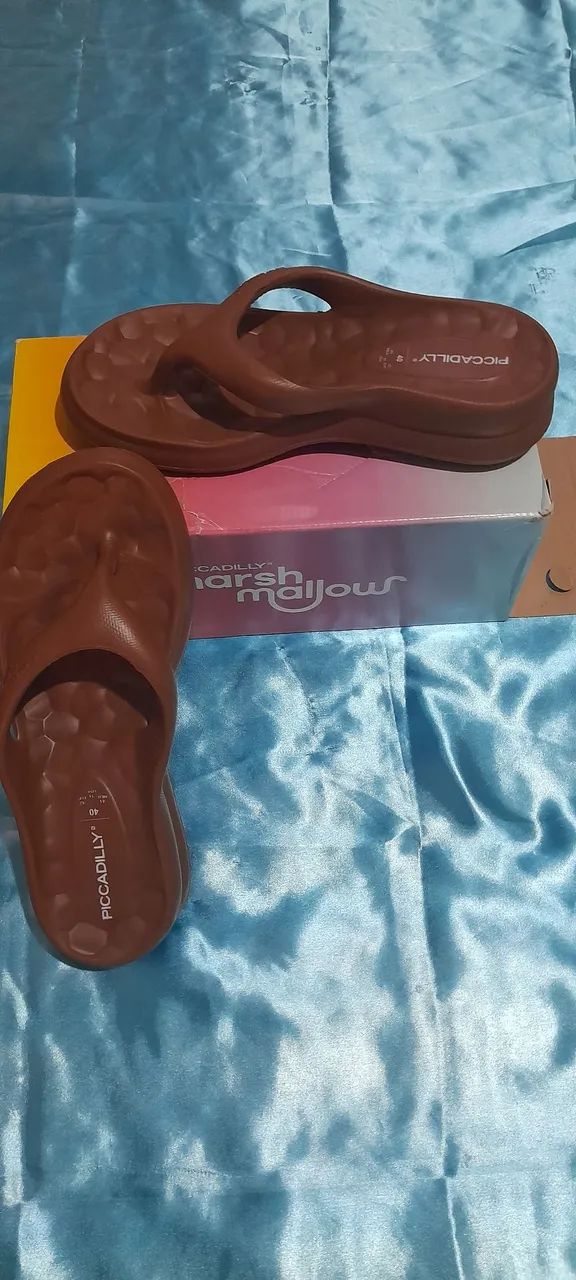 Chinelo Piccadilly Marrom Feminino  - Foto 2