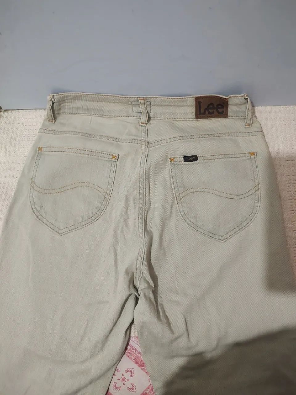 Calça Jeans Unisex Da Lee Tamanho 38  - Foto 5