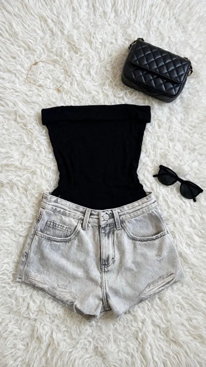 Conjunto short e top