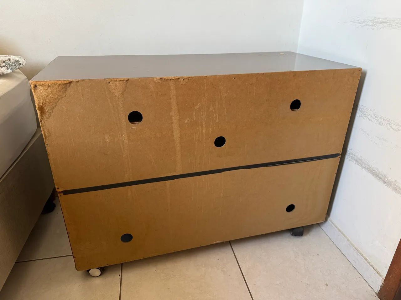Rack/Balcão de TV com rodinhas ? usado - Foto 4