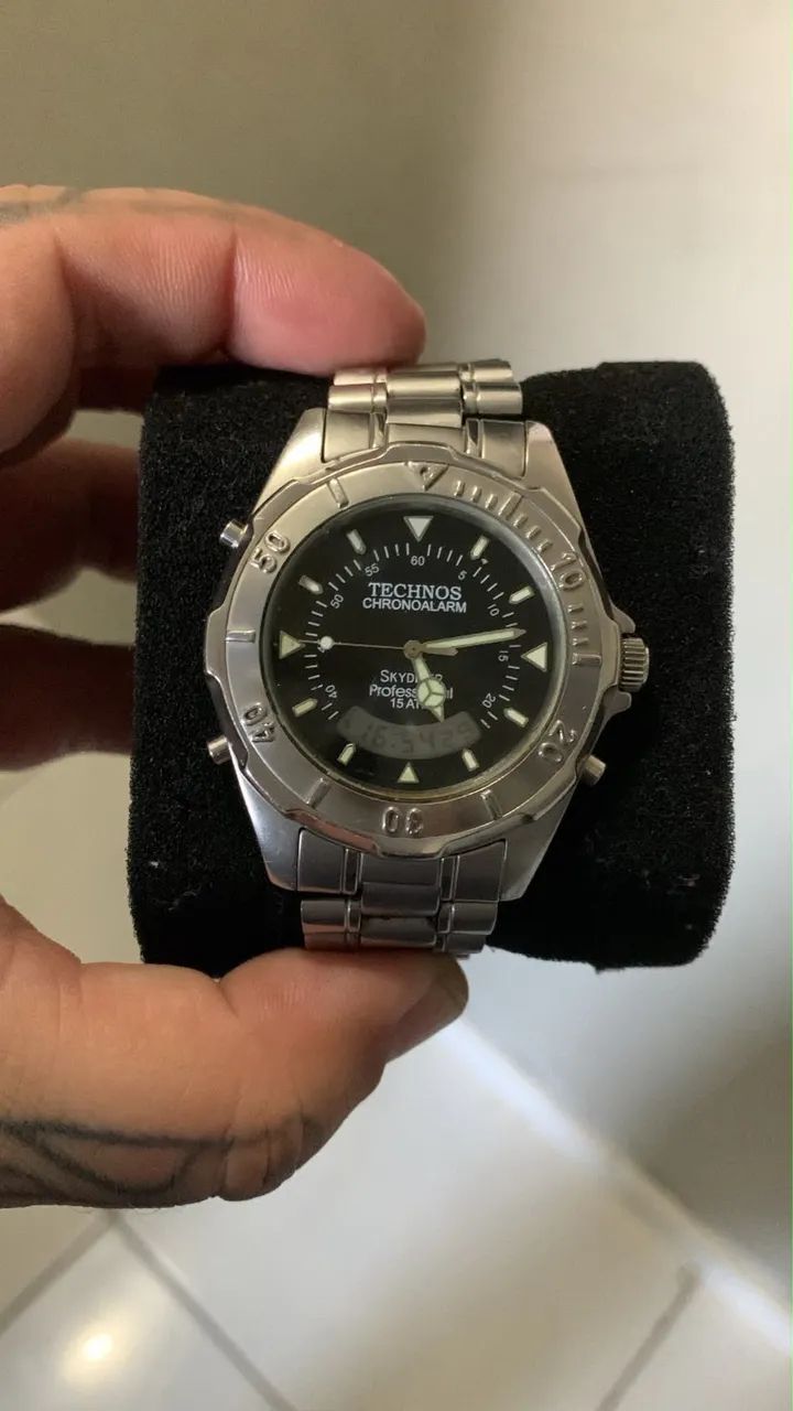 Relógio technos masculino skydiver