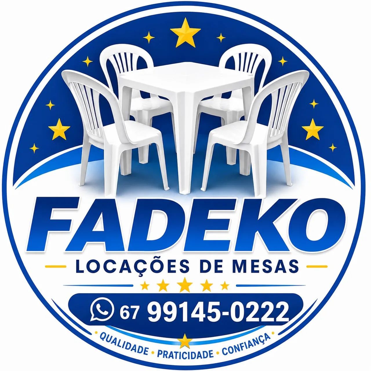 Mesas e cadeiras