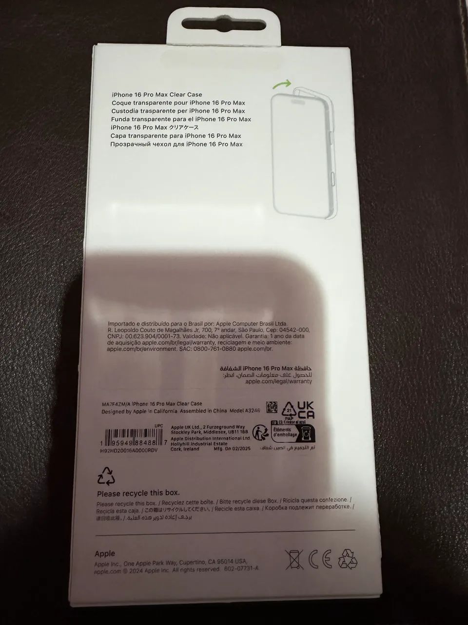 Capa clear case original Apple 16 pro Max. - Foto 2