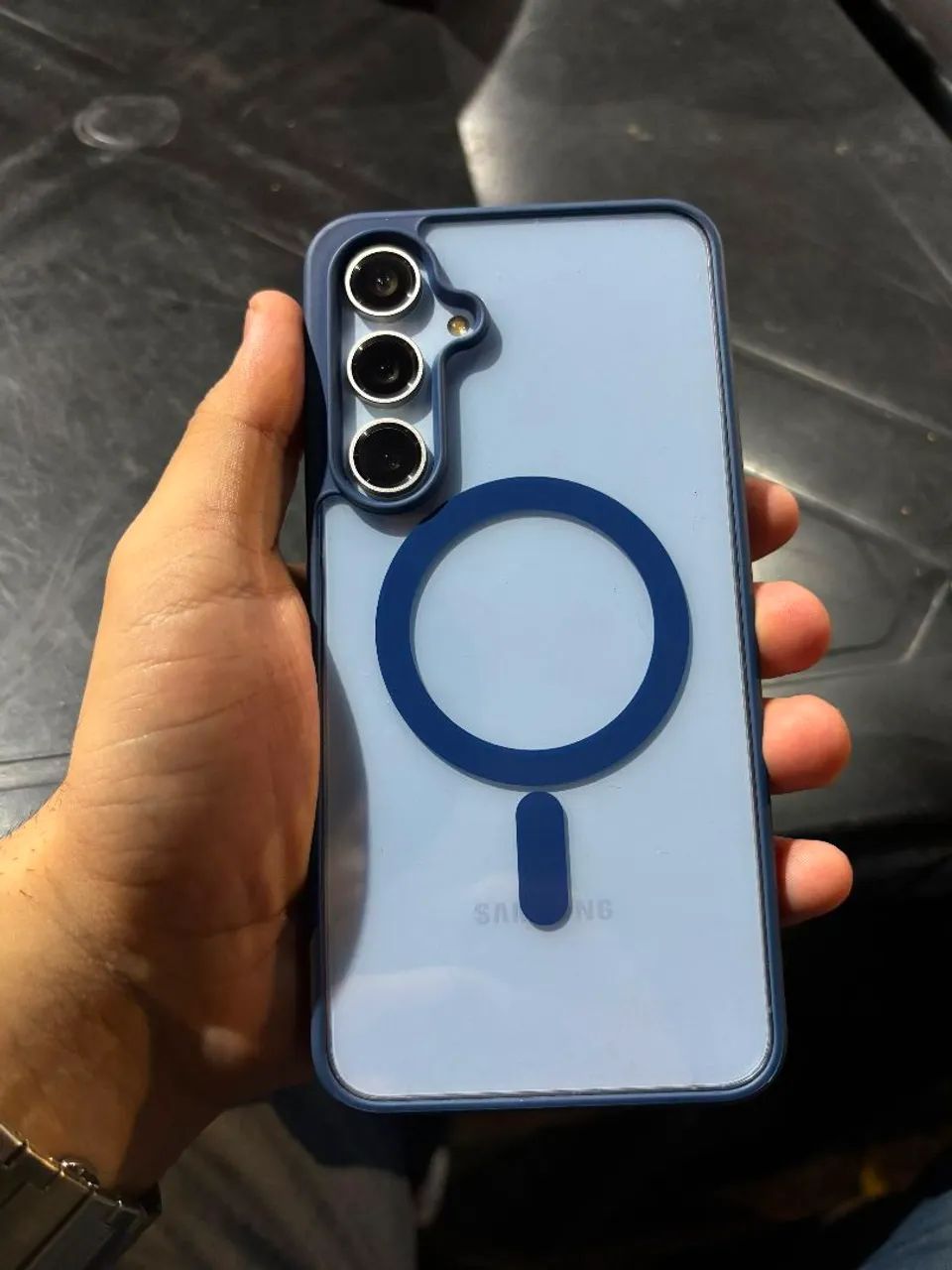 S24 FE 128GB Azul - Foto 2