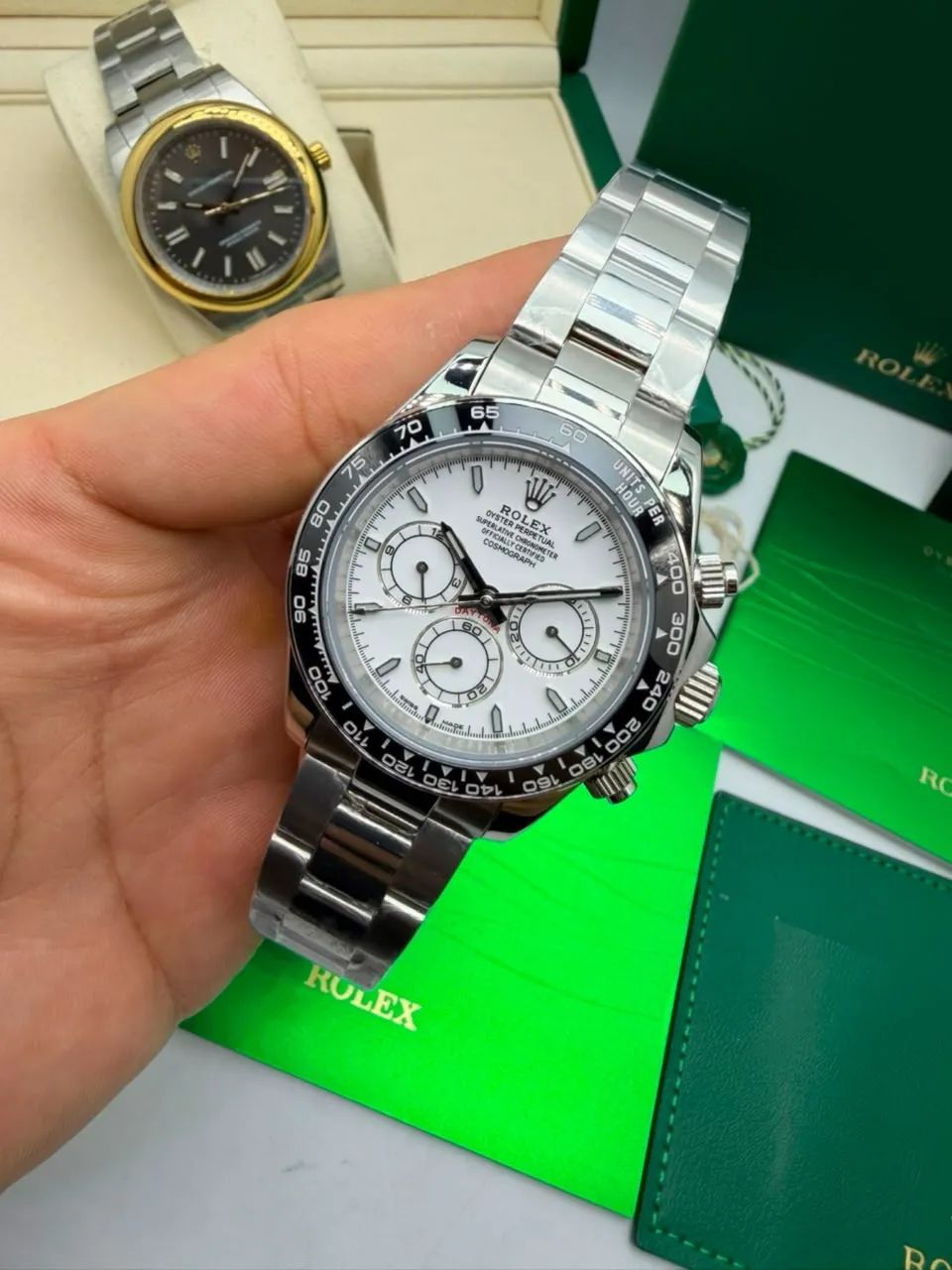 Nova Cor Rolex Daytona Fundo Transparente  - Foto 2
