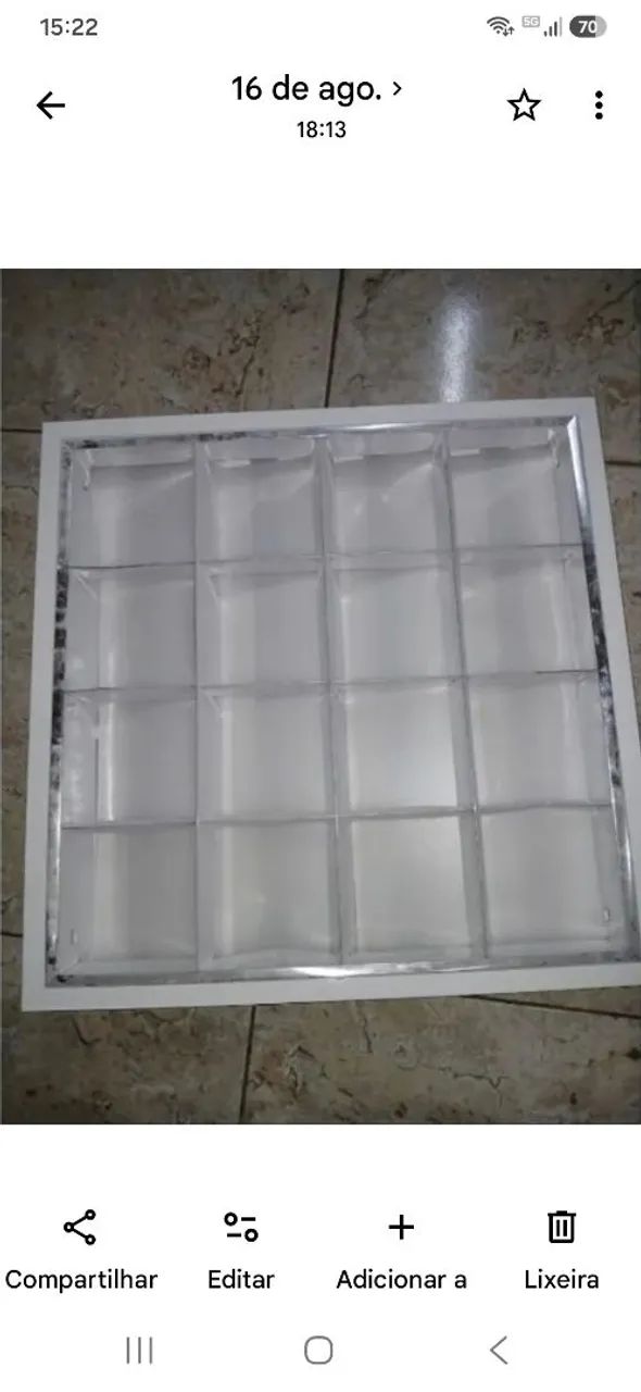 Luminária de led 60 x 60 Philips  - Foto 5