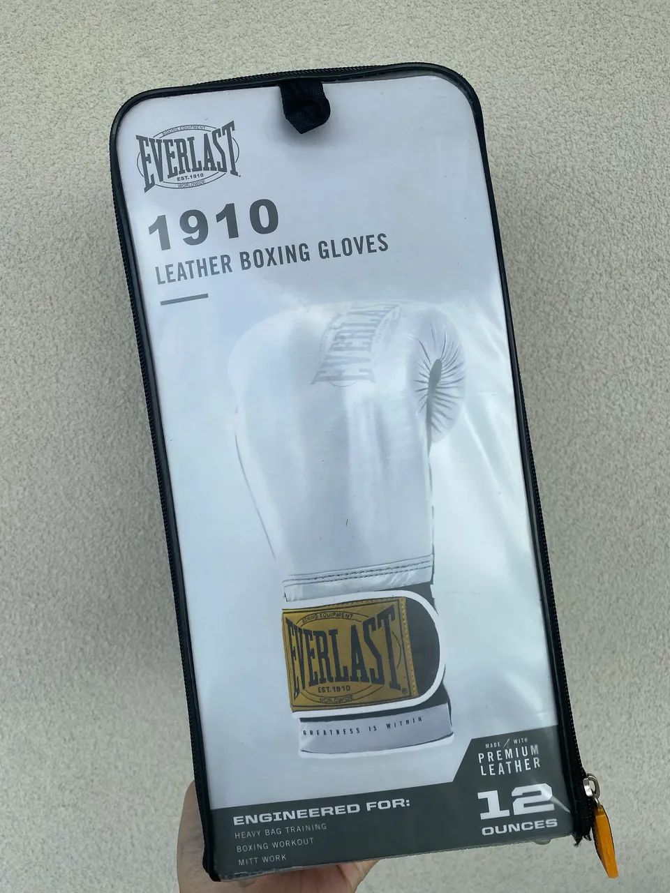 Luva 1910 Everlast Boxe/ Muay Thai 12oz - Foto 4