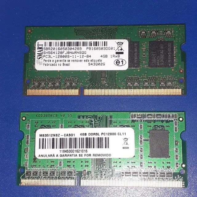 Memoria ram Ddr3 4gb 1600Mhz Smart  