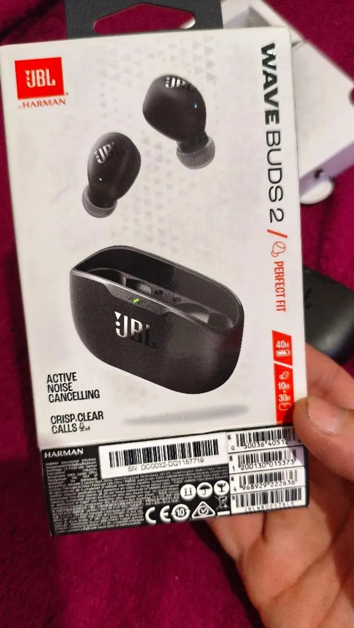 Fone de ouvido JBL Wave Buds 2 bluetooth  - Foto 3