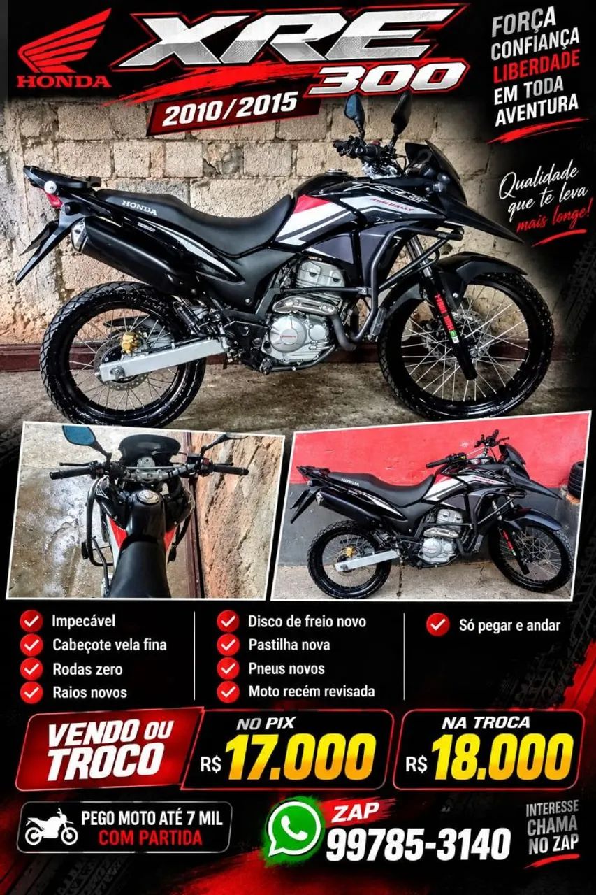 XRE 300 LEIA 
