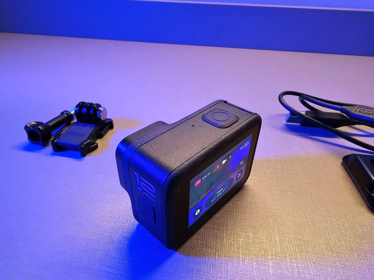 Gopro Hero 12 Black - Completa e zerada  - Foto 3