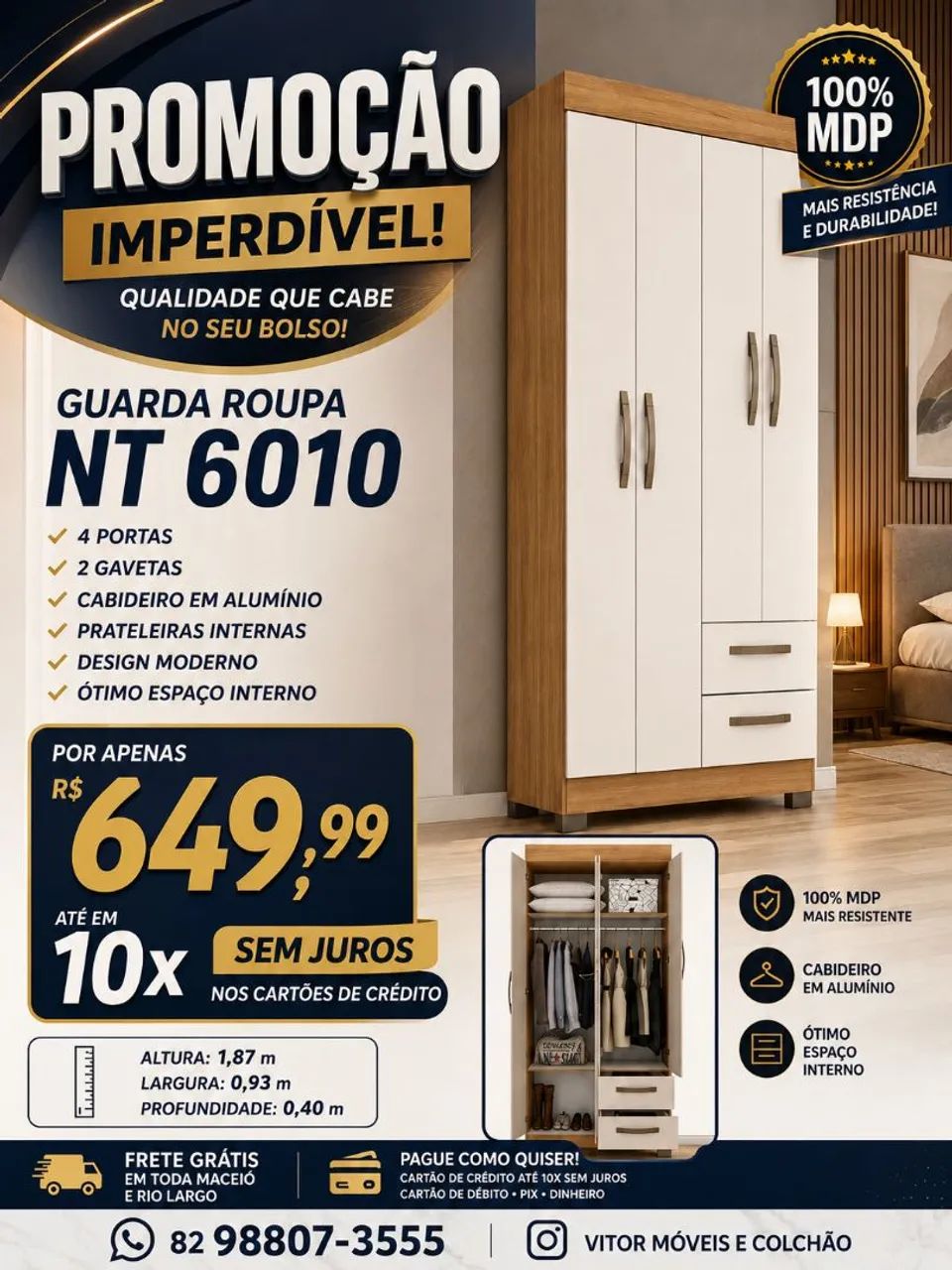 OFERTAS DE GUARDA ROUPA  - Foto 3
