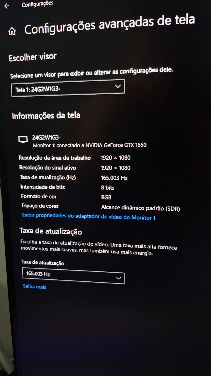 Monitor Gamer AOC 23,8 165hz 1ms - Foto 3