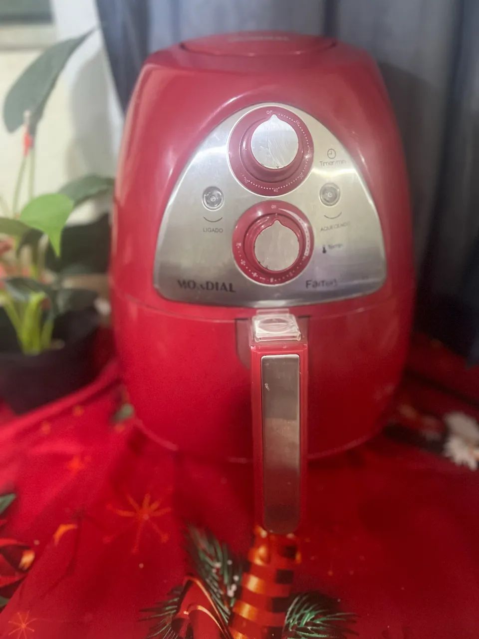 AirFryer Mondial Sem Óleo AirFryer 4l Vermelho Bivolt - Foto 3