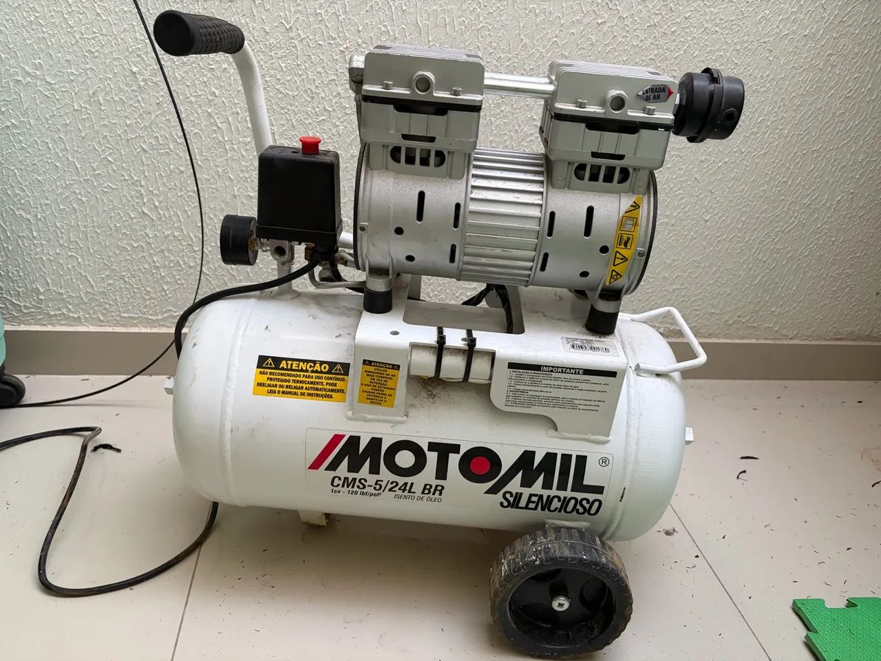 Compressor motomil isento de óleo 