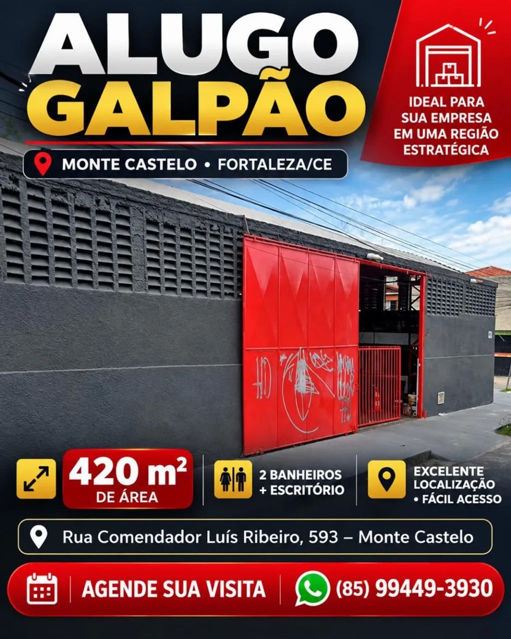 [ALUGO] Galpão no Monte Castelo