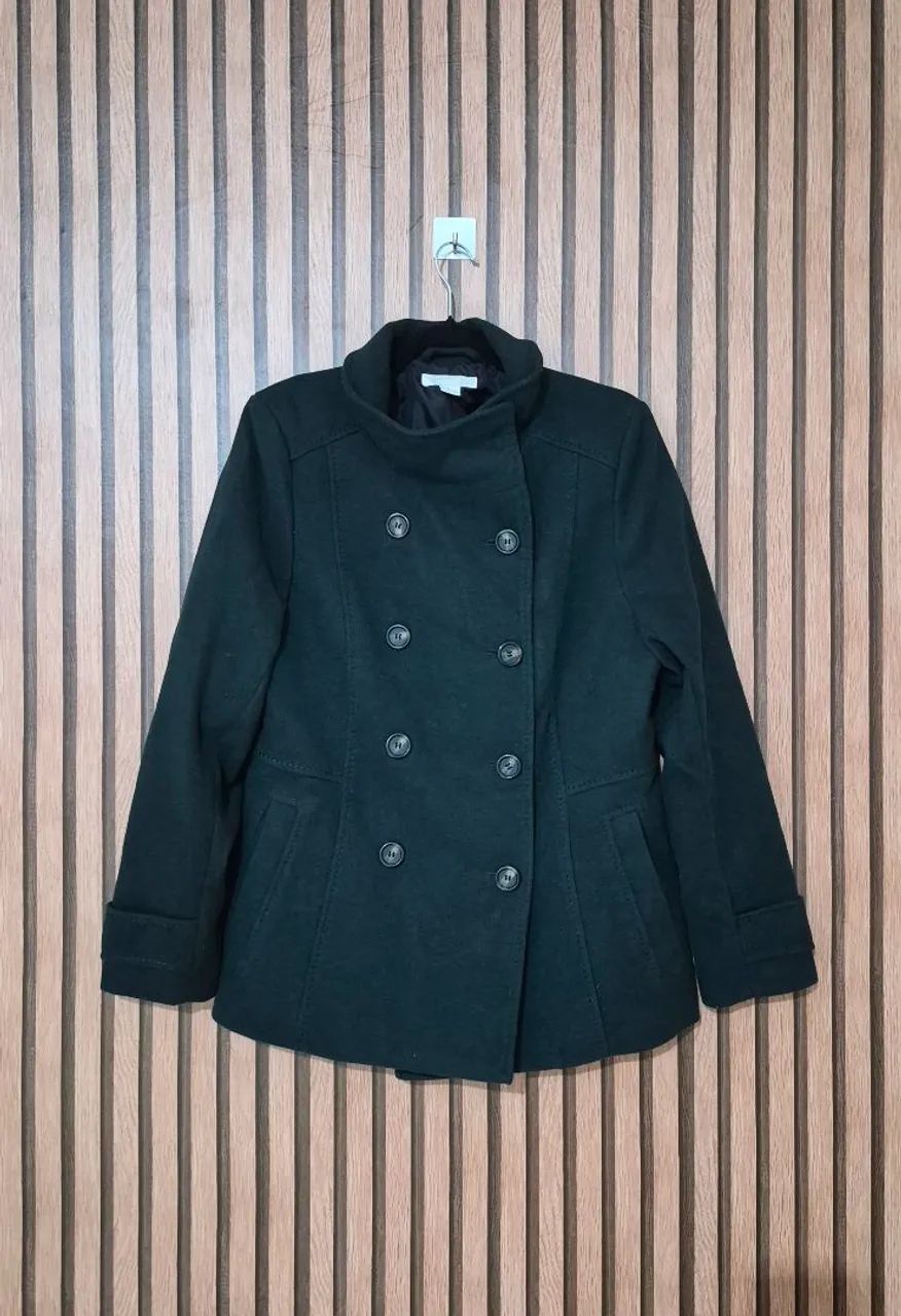 Sobretudo Feminino H&M Verde G