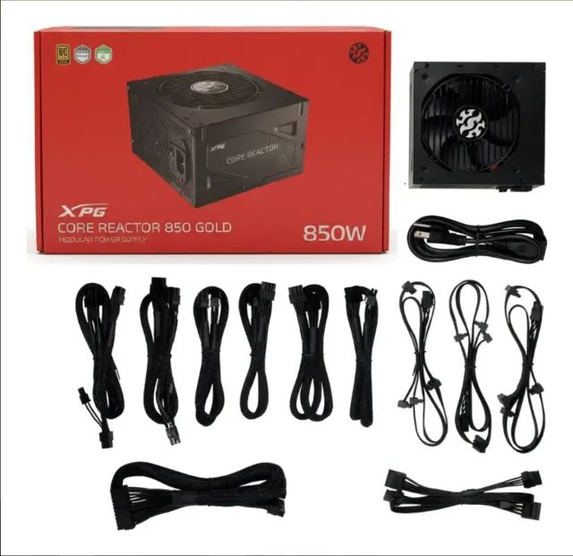 FONTE XPG REACTOR CORE 850W 80PLUS GOLD - Peças de Hardware