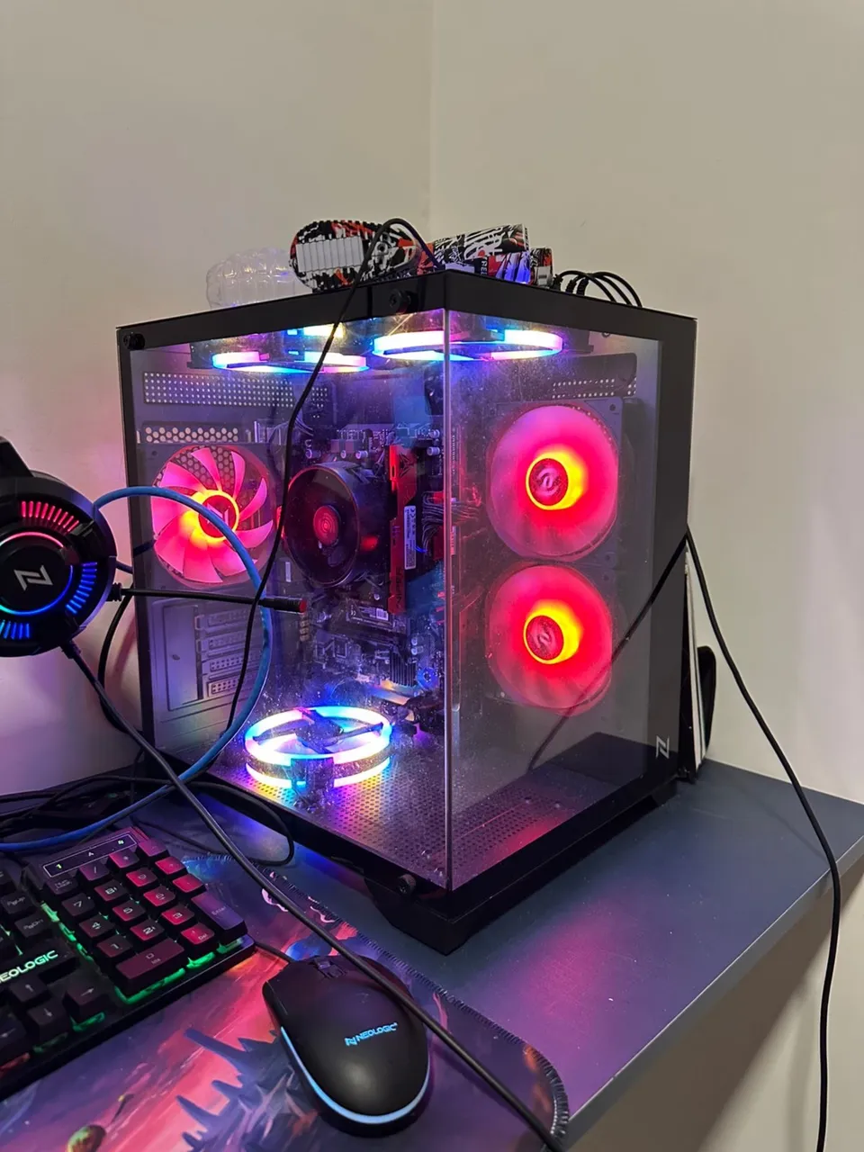 Placa mãe x99 BD4 GAMING com processador (valor negociável pra