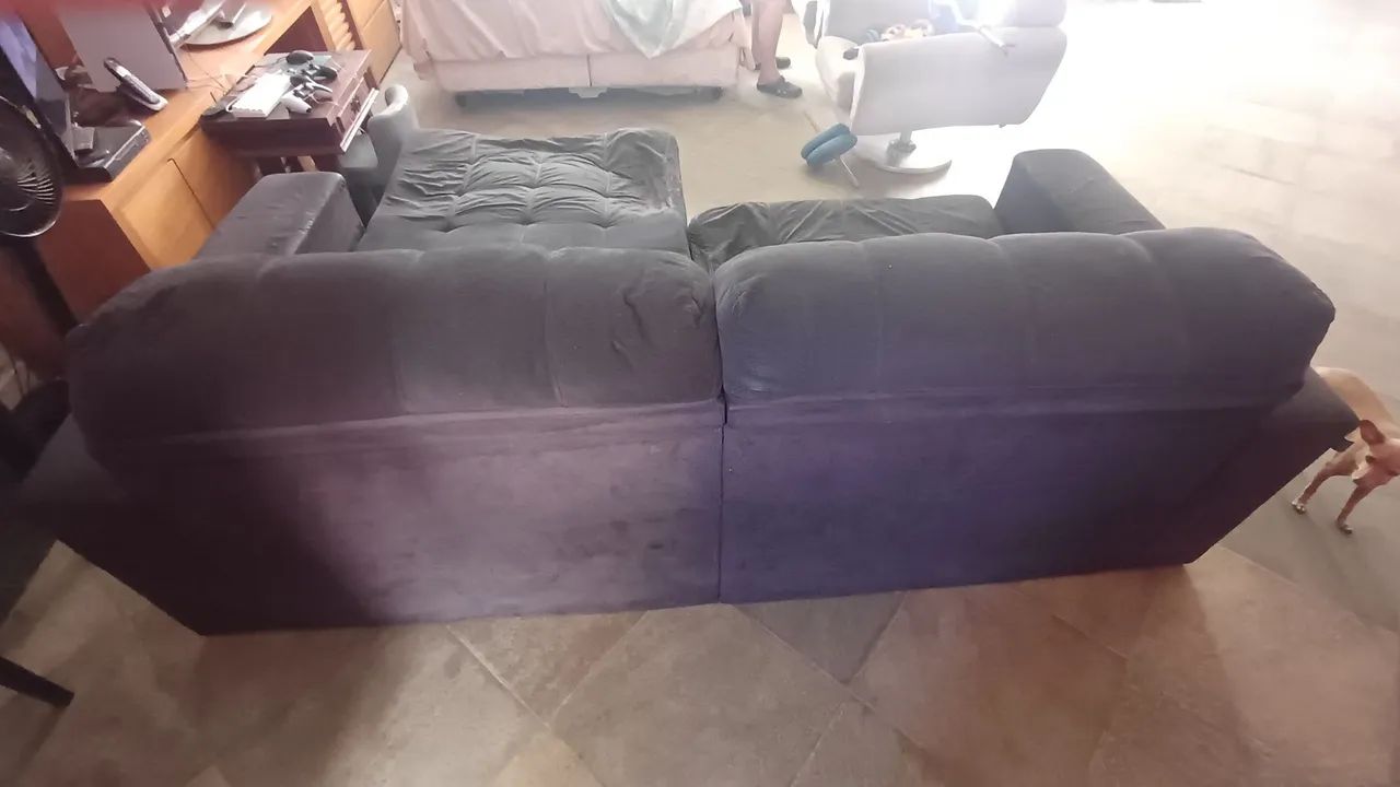 Sofá retrátil 3 lugares