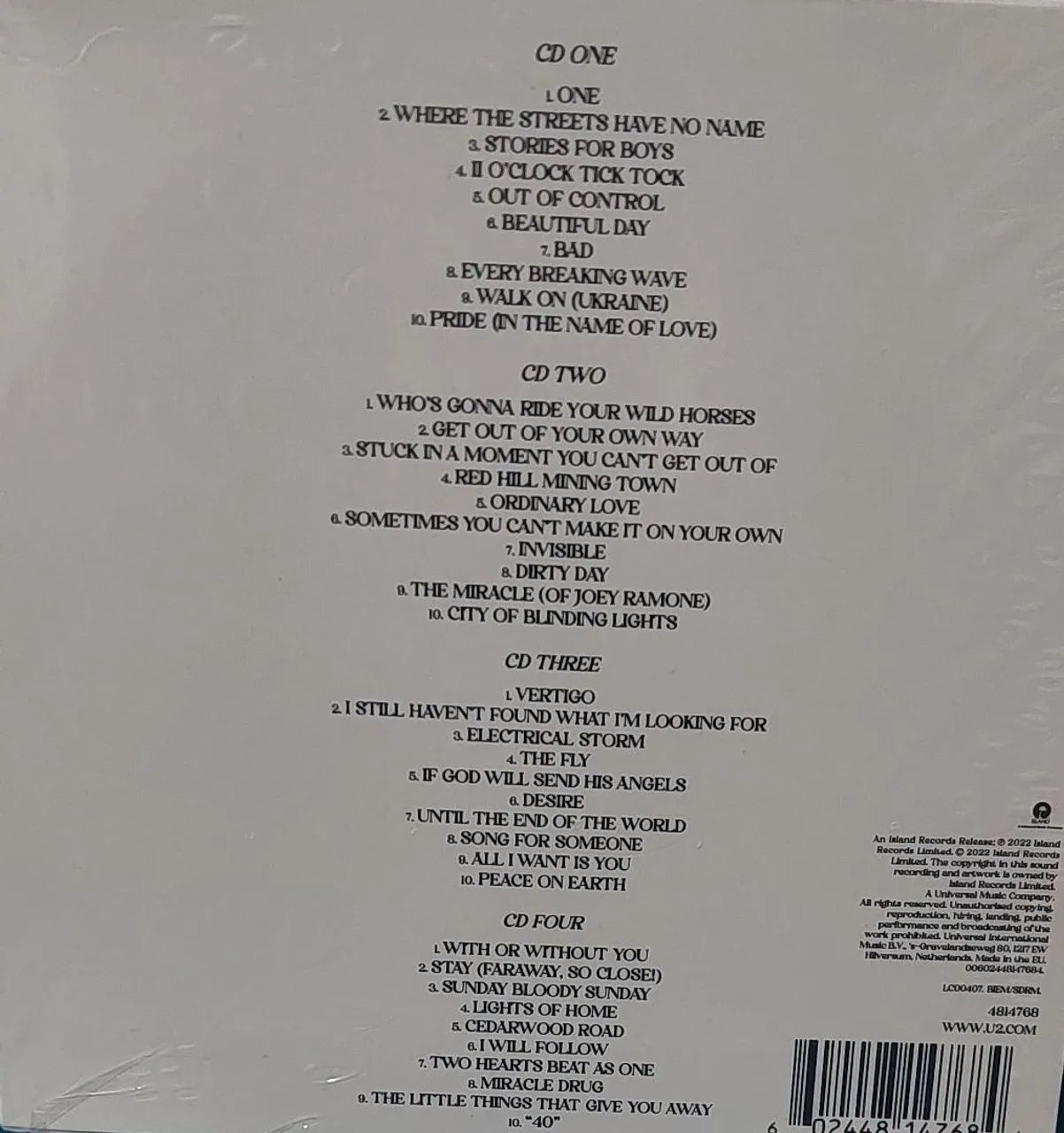 Cd u2 songs of surrender 4cds  - Foto 2