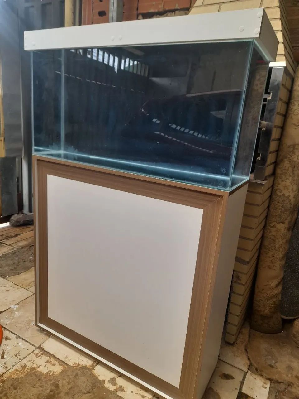 AQUARIO 108 litros 80x30x45 com movel