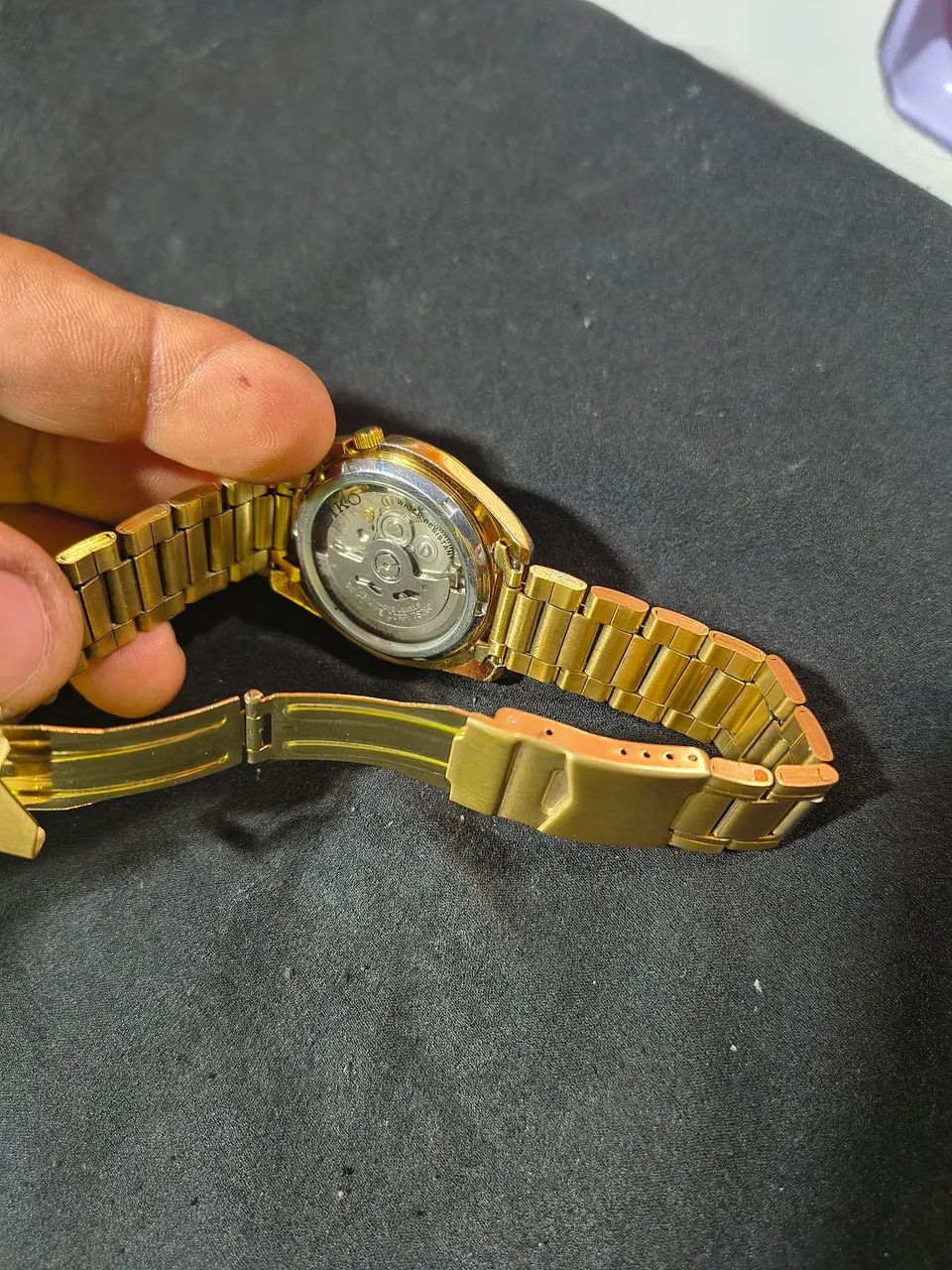 RELÓGIO SEIKO 5 AUTOMÁTICO com FUNDO de VIDRO  - Foto 3