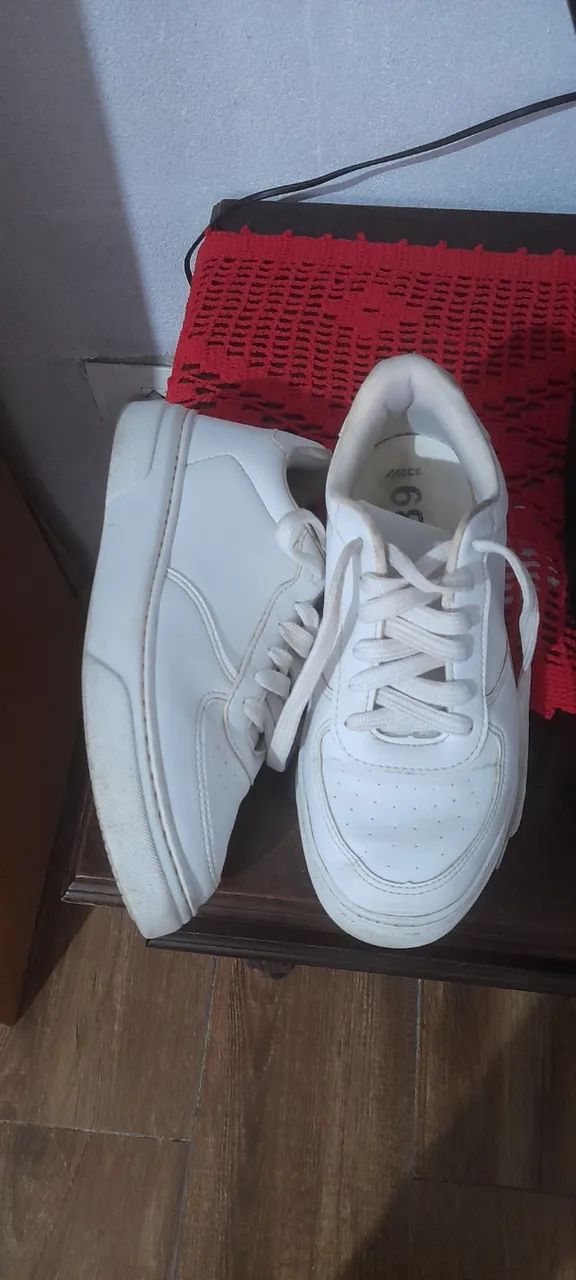 Tênis N39 WAVE couro Branco  - Foto 5