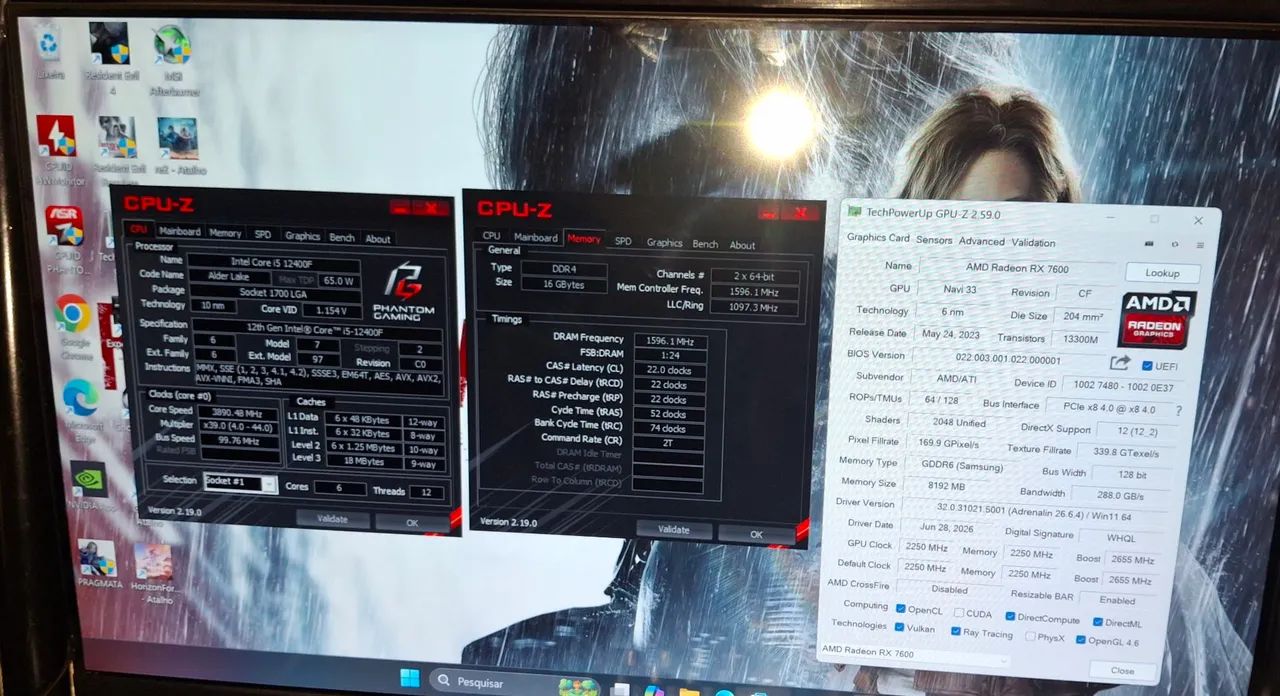 Pc Gamer i5 12400F /RX 7600  - Foto 4